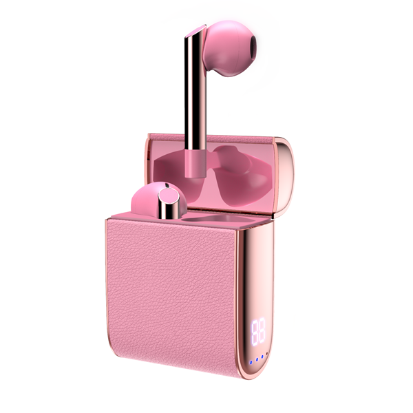Pink TWS earphones for girls